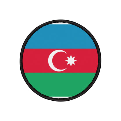 Flag Village Azerbaijan Flag Embroidery Iron-On Patches
