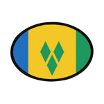 Flag Village Saint Vincent And The Grenadines Flag Embroidery Iron-On Patches