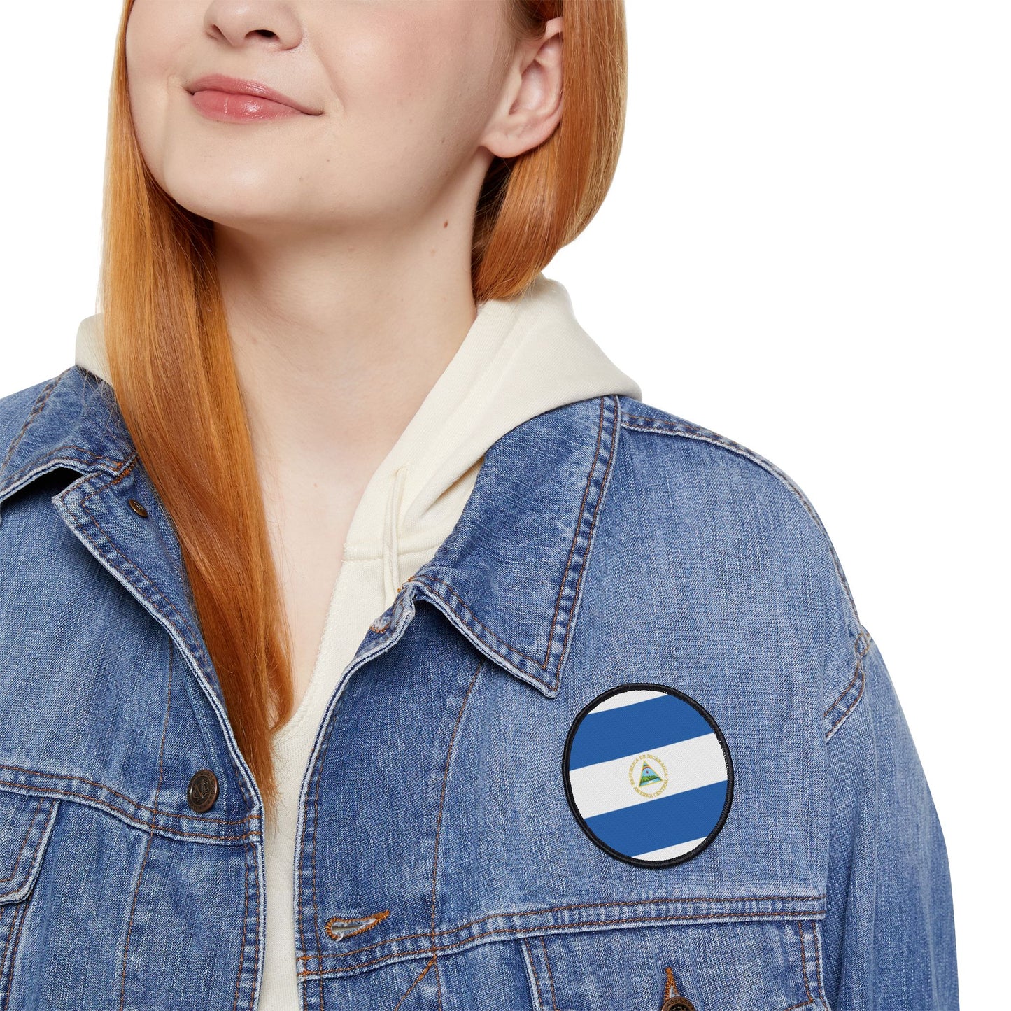Flag Village Nicaragua Flag Embroidery Iron-On Patches