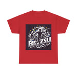 Flag Village Brazil Sporting Flag T-SHIRT Heavy Cotton Tee BRA0002