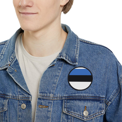Flag Village Estonia Flag Embroidery Iron-On Patches