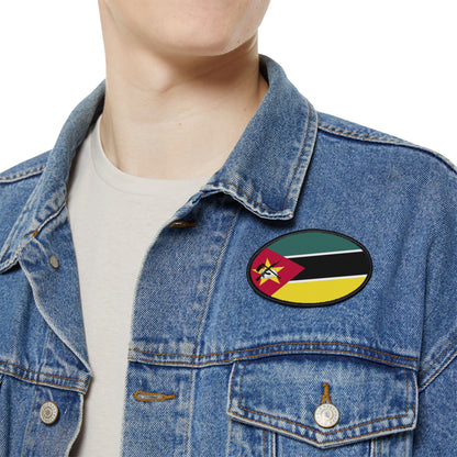 Flag Village Mozambique Flag Embroidery Iron-On Patches