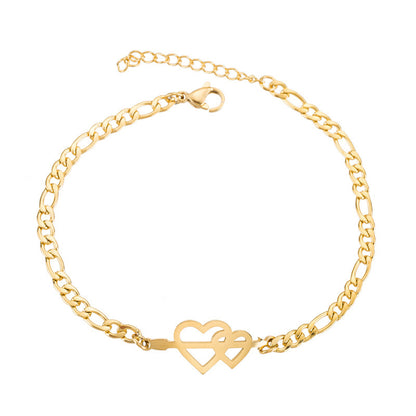 Flag Village Gold Color Charms Bracelet Femme Stainless Steel Women Jewelry Lucky Origami Elephant Bracelets Friendship Gifts