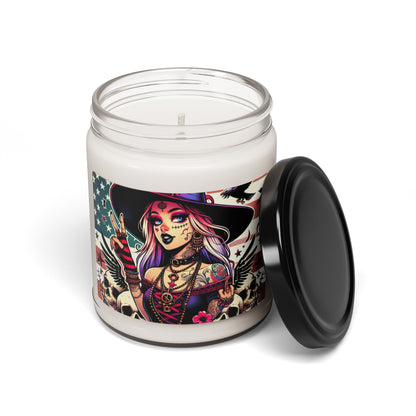 Flag Village Halloween Pretty Witch Scented Soy Candle, 9oz HW0019