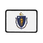 Flag Village Massachusetts State Flag Embroidery Iron-On Patches