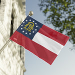 Flag Village USA Georgia State Flag 18" x 12" / 36" x 24" / 60" x 36"