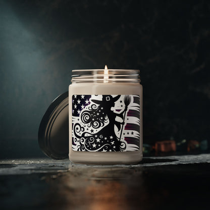 Flag Village Halloween Pretty Witch Scented Soy Candle, 9oz HW0037