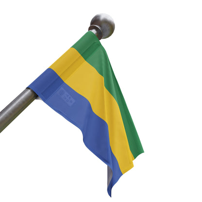 Flag Village Gabon Flag 18" x 12" / 36" x 24" / 60" x 36"