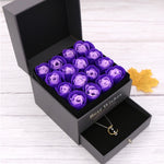 Flag Village Soap flower Valentine's Day gift double drawer box rose flower creative gift Christmas