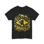 Flag Village Brazil Sporting Flag T-SHIRT Heavy Cotton Tee BRA0011