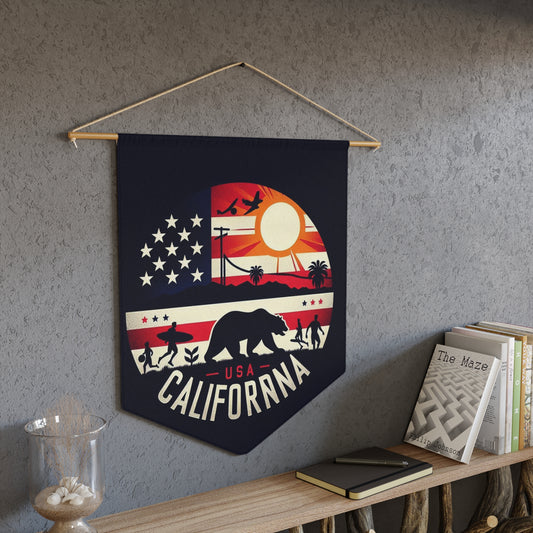 Flag Village California State Flag Pennant Sporting Home Wall decoration CA0002