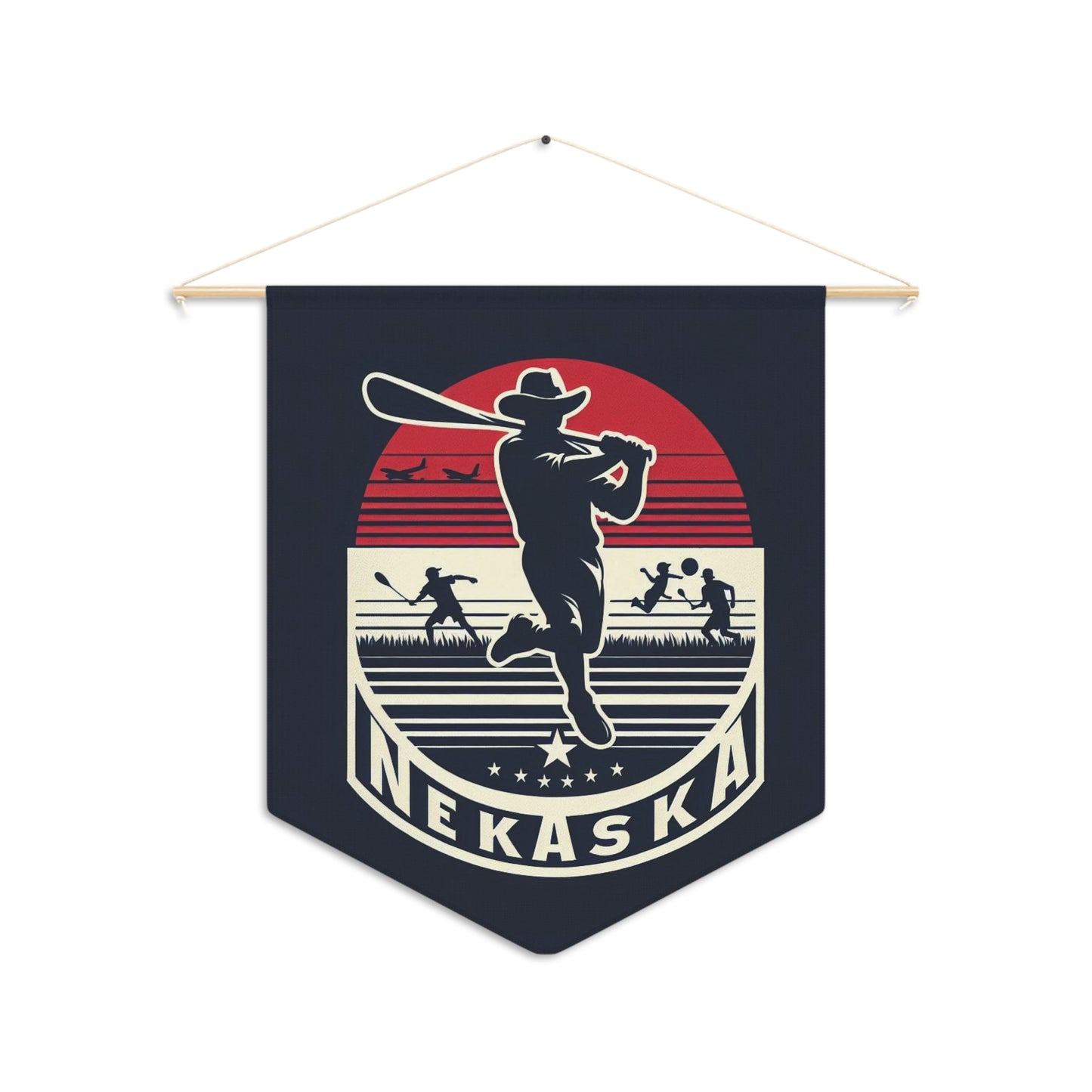 Flag Village Nebraska State Flag Pennant Sporting Home Wall decoration NE0001