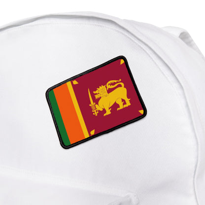 Flag Village Sri Lanka Flag Embroidery Iron-On Patches