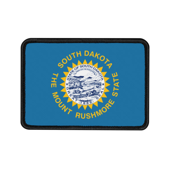 Flag Village South Dakota State Flag Embroidered Iron-On Patch