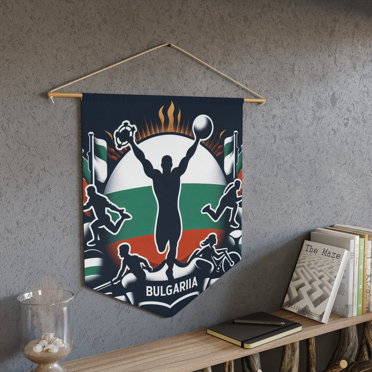 Flag Village Bulgaria Flag Pennant Sporting Home Wall decoration BGR0002