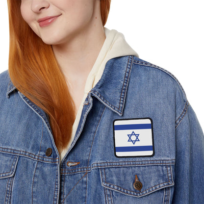 Flag Village Israel Flag Embroidery Iron-On Patches