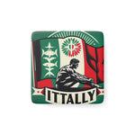 Flag Village Italy National Flag Fridge Magnet 2"x2"