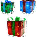 Flag Village Christmas Gift Box Three-piece Set Gift Decoration