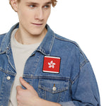 Flag Village Hong Kong Flag Embroidery Iron-On Patches