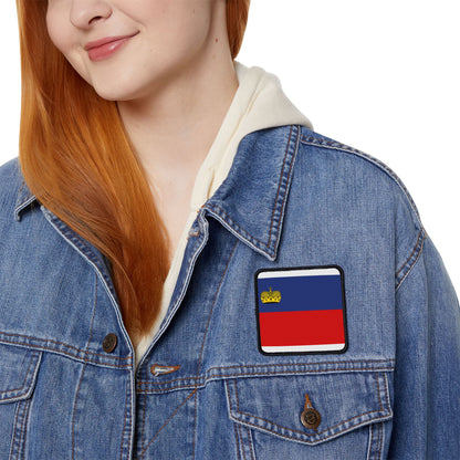 Flag Village Liechtenstein Flag Embroidery Iron-On Patches