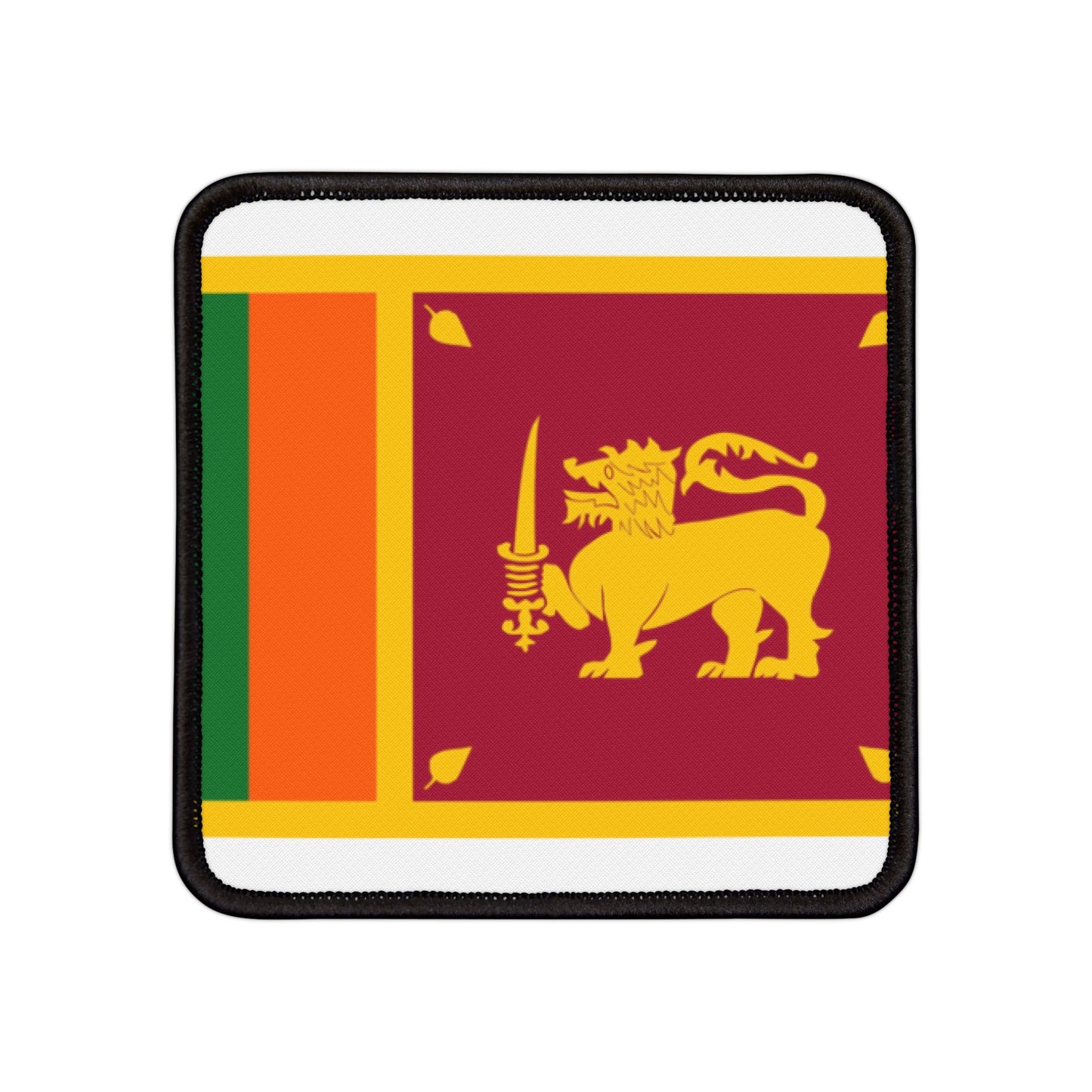 Flag Village Sri Lanka Flag Embroidery Iron-On Patches