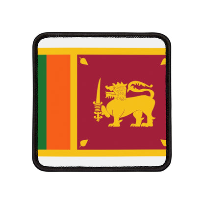 Flag Village Sri Lanka Flag Embroidery Iron-On Patches