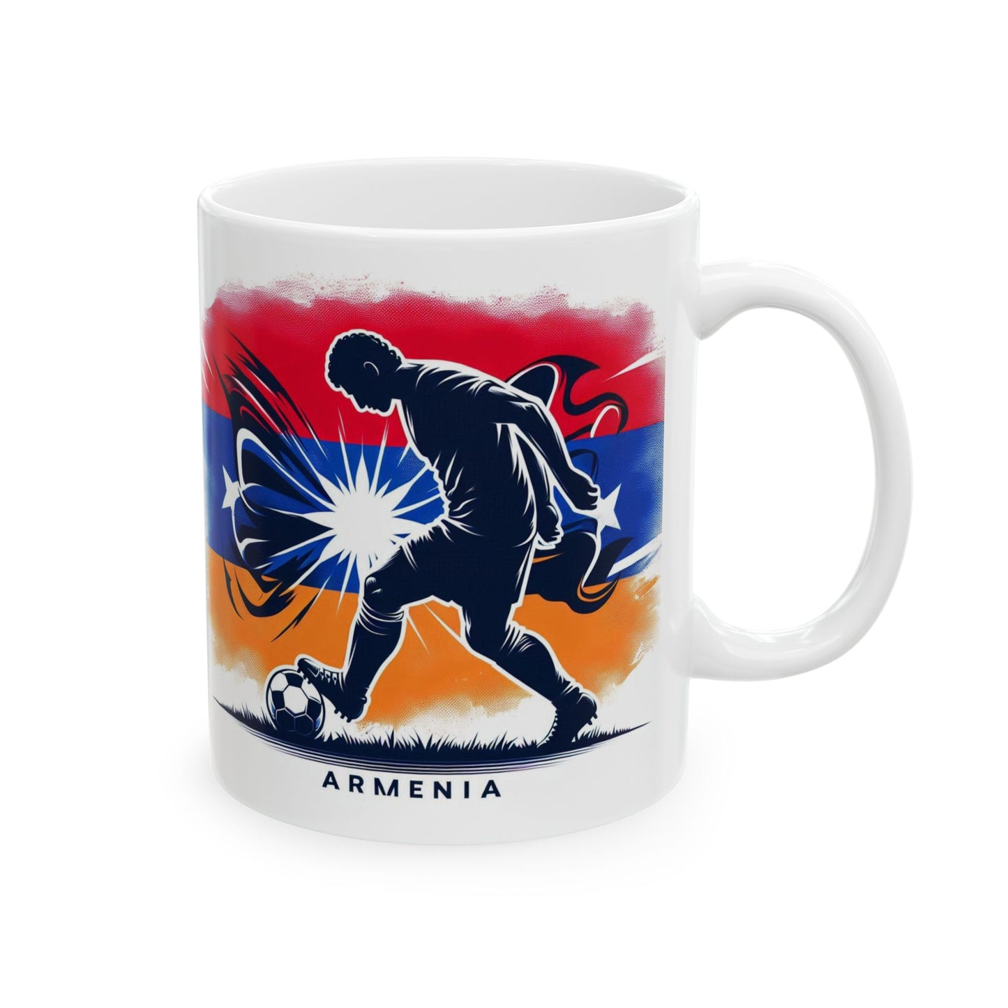 Flag Village Armenia Sporting Flag Ceramic Coffee Mug 11oz FV-MG0210