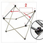 Flag Village Outdoor camping small folding table aviation light aluminum alloy portable picnic table
