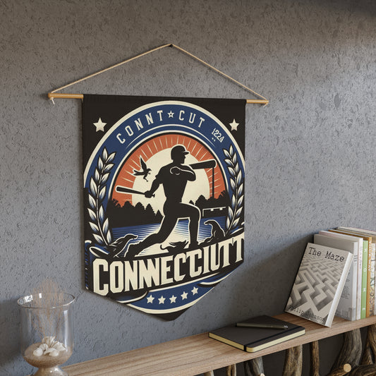 Flag Village Connecticut State Flag Pennant Sporting Home Wall decoration CT0001