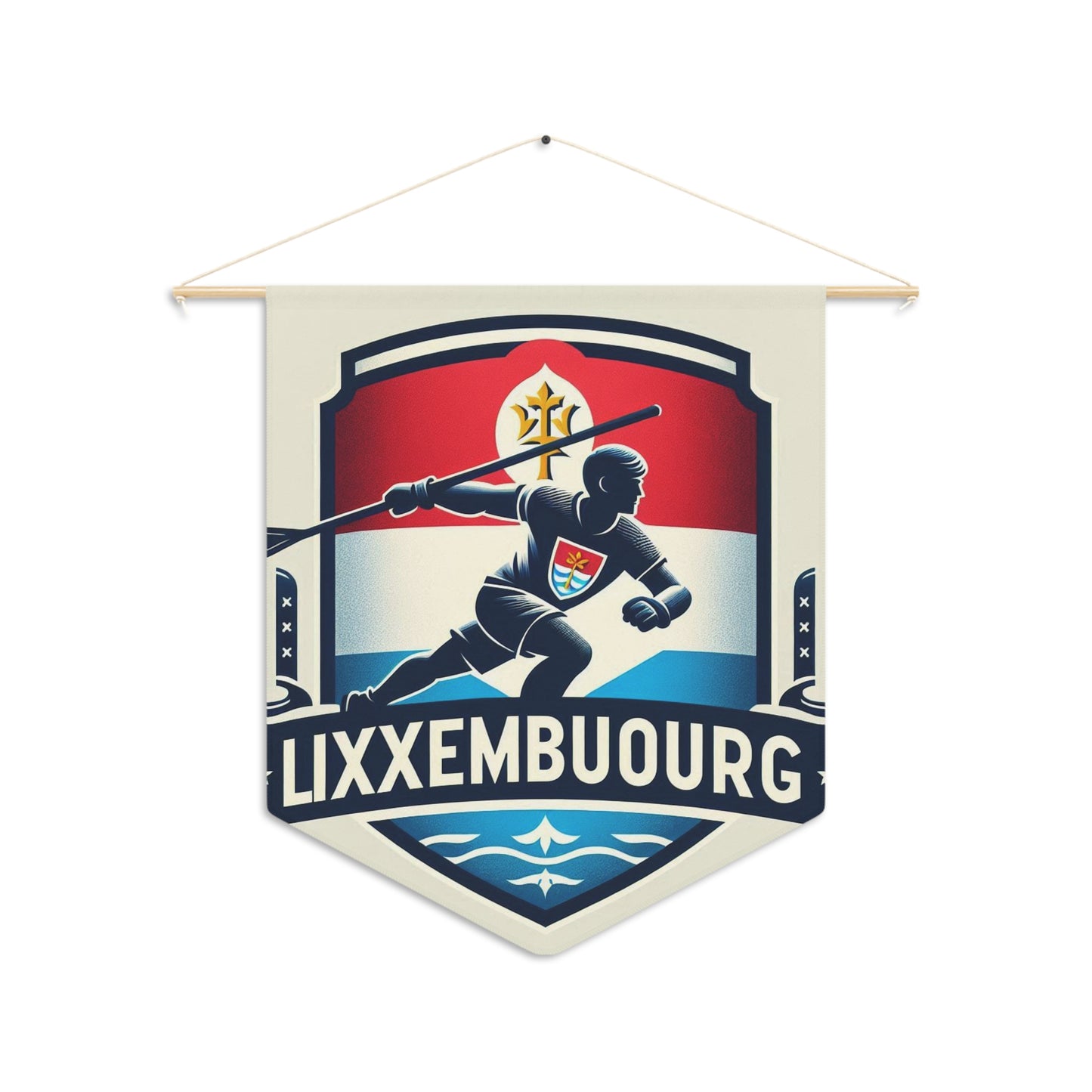 Flag Village Luxembourg Flag Pennant Sporting Home Wall decoration LUX0001