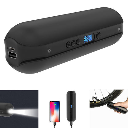 Flag Village Auto Tools Bike Electric Inflator Bicycle Cycle Air Pressure Rechargeable Cordless Tire Road Bike Car Air Inflator 150PSI