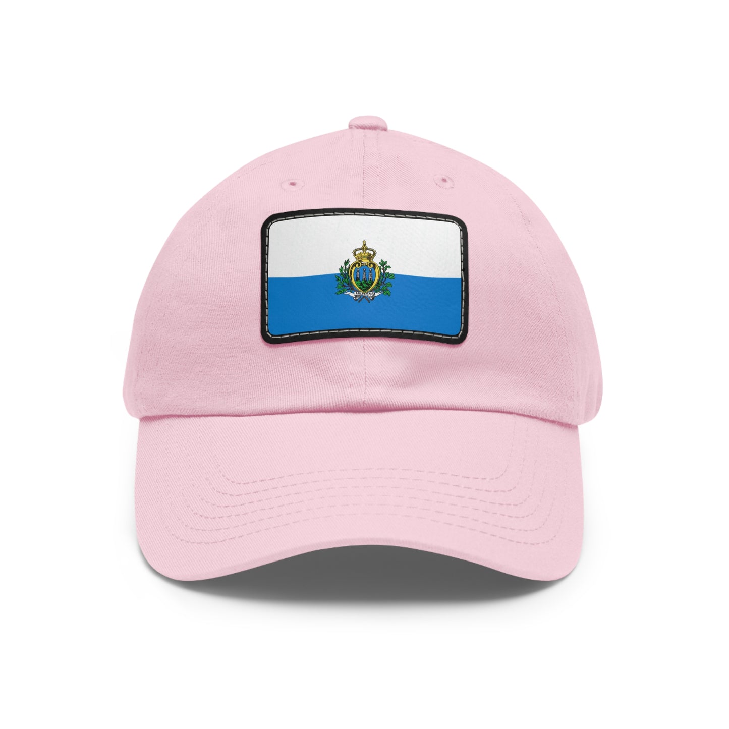 Flag Village San Marino Flag Hat Cap with Leather Patch