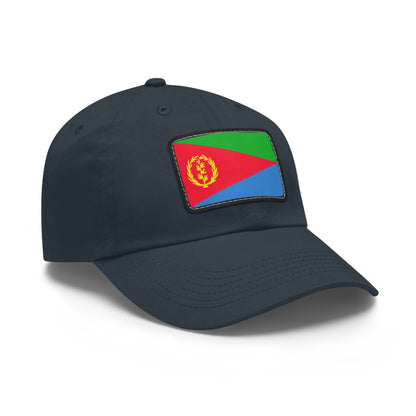 Flag Village Eritrea Flag Hat Cap with Leather Patch