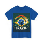 Flag Village Brazil Sporting Flag T-SHIRT Heavy Cotton Tee BRA0013