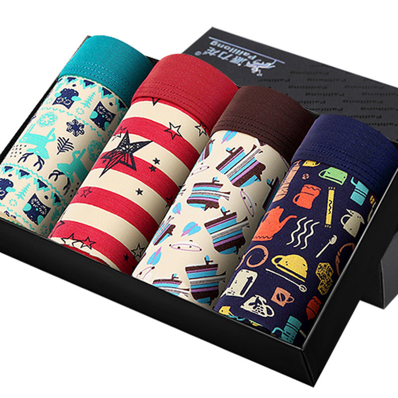 Flag Village Men's Modal Boxers Gift Box