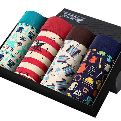 Flag Village Men's Modal Boxers Gift Box