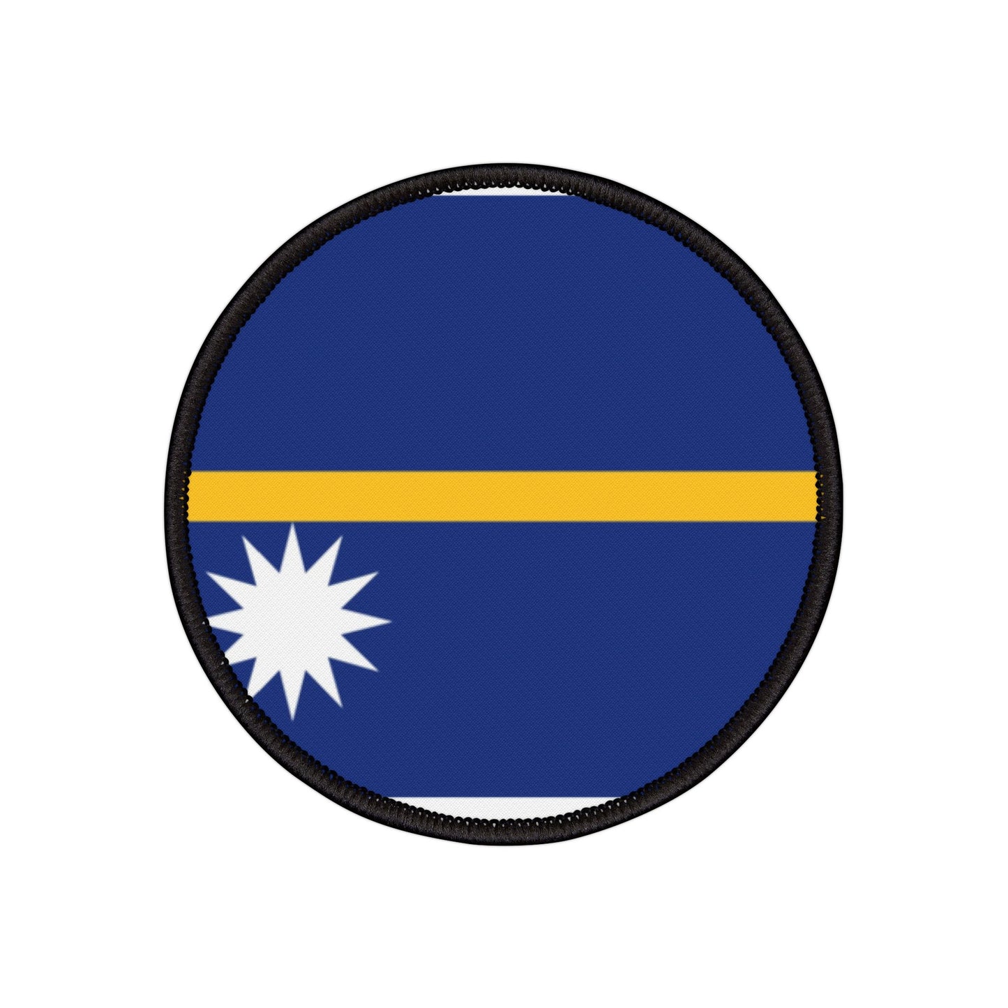 Flag Village Nauru Flag Embroidery Iron-On Patches