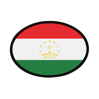 Flag Village Tajikistan Flag Embroidery Iron-On Patches