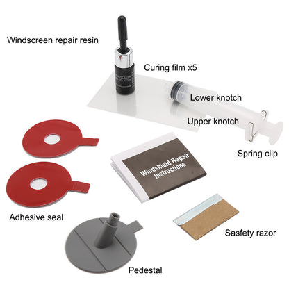 Flag Village Auto Tools DIY Car Windshield Repair Kit
