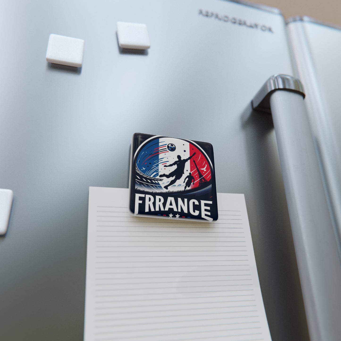 Flag Village France Flag Sporting Porcelain Magnet, Square FRA0006