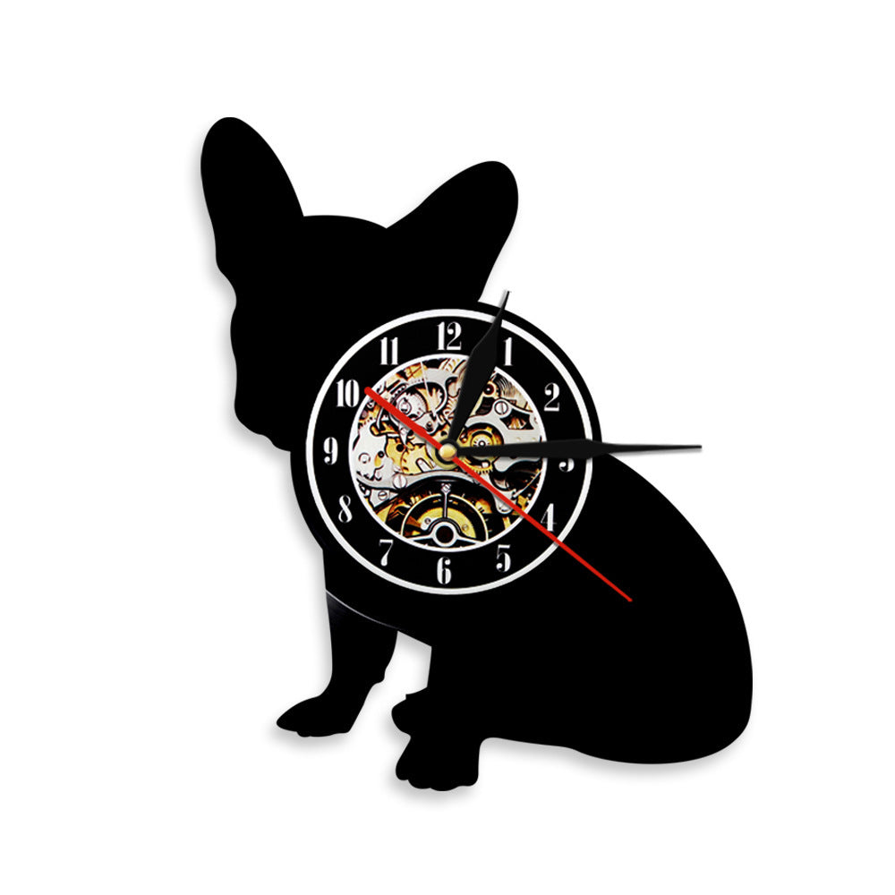 Flag Village Wall Clock Dog Breed Gifts