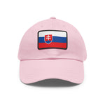 Flag Village Slovakia Flag Hat Cap with Leather Patch