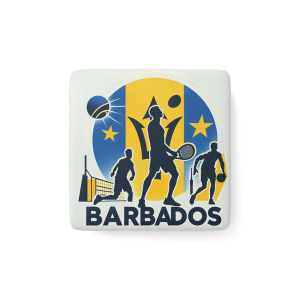 Flag Village Barbados Flag Magnet 2" x 2"
