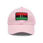 Flag Village Libya Flag Hat Cap with Leather Patch
