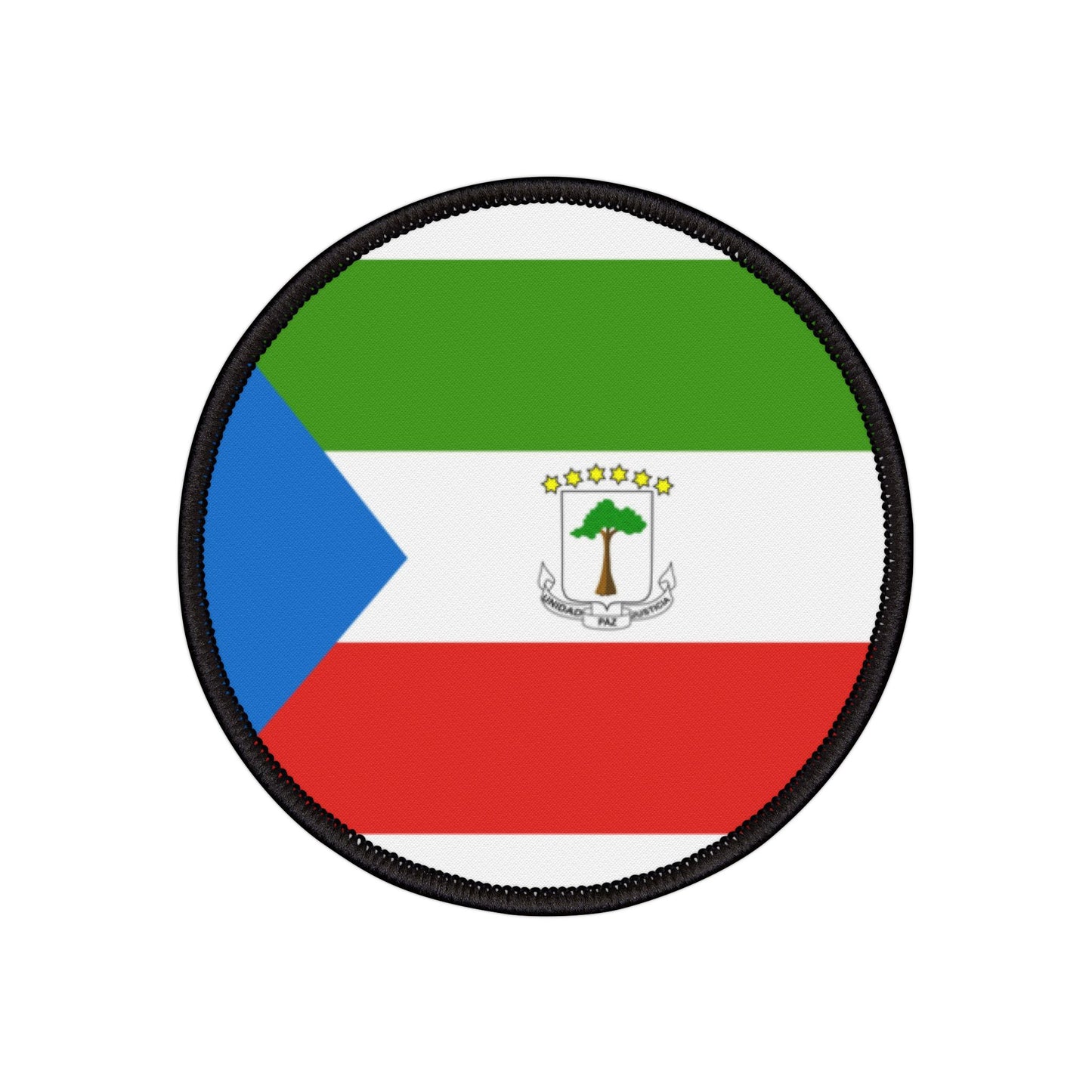 Flag Village Equatorial Guinea Flag Embroidery Iron-On Patches