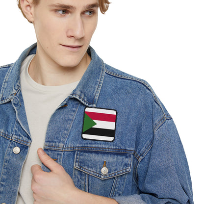 Flag Village Sudan Flag Embroidery Iron-On Patches