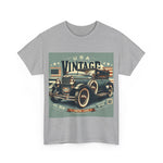 Flag Village USA Vintage Car Flag T-SHIRT Heavy Cotton Tee USA0015