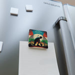 Flag Village Tajikistan National Flag Magnet 2"x2"