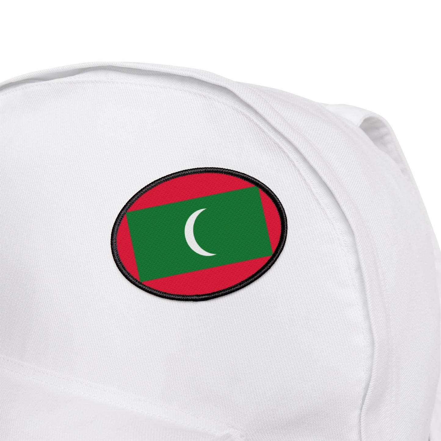 Flag Village Maldives Flag Embroidery Iron-On Patches