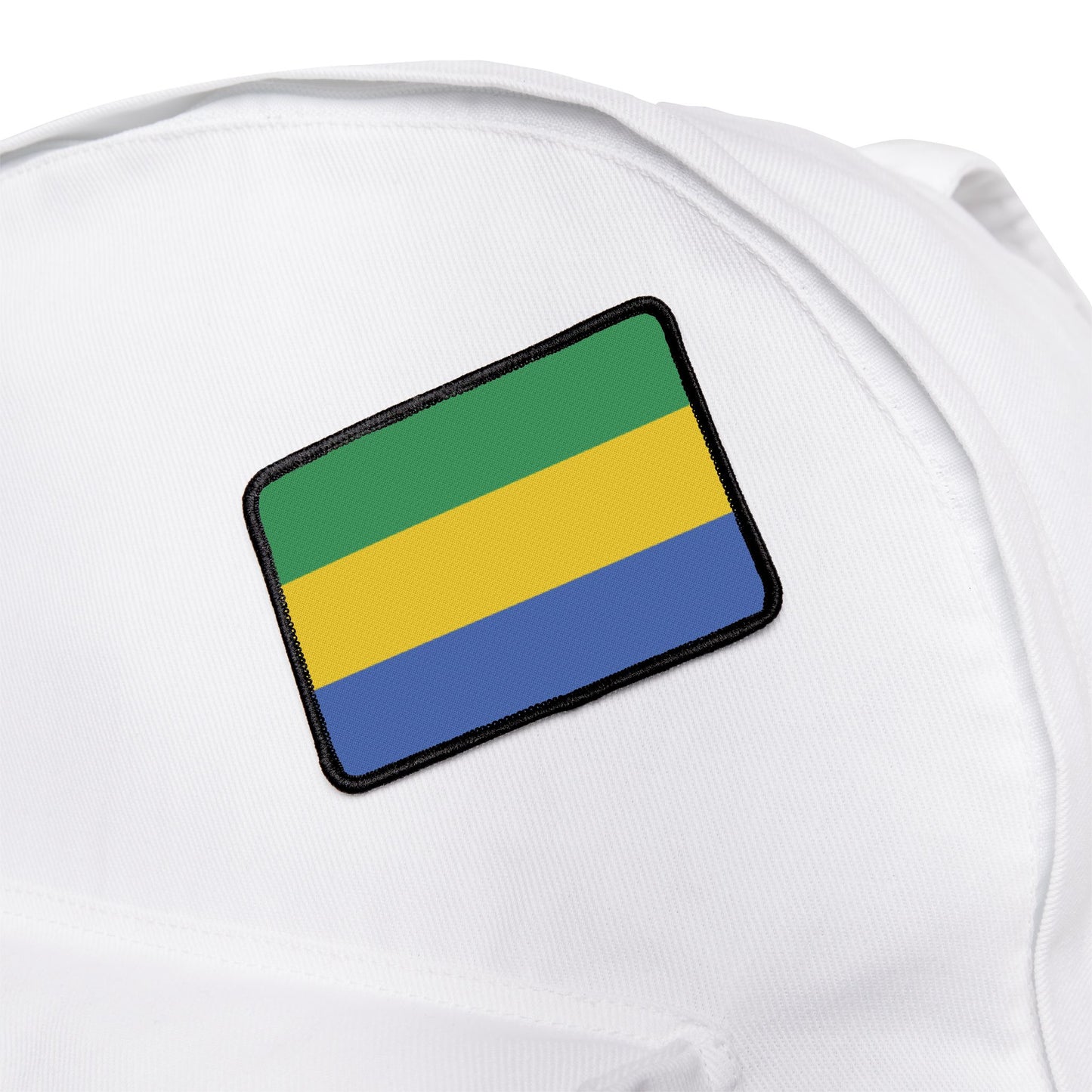 Flag Village Gabon Flag Embroidery Iron-On Patches